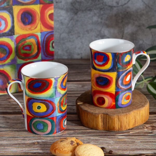 Set of two mugs from the Circles series -250ml