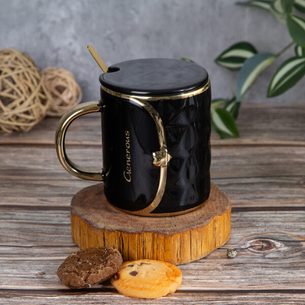 Gift mug with spoon and lid - Bag