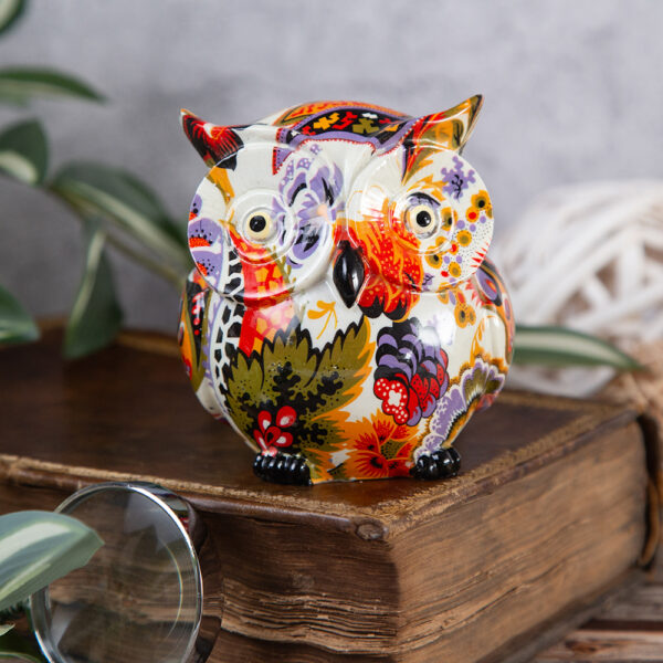 Decorative owl figurine - 9cm