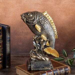 Decorative figurine - Fish on a pedestal